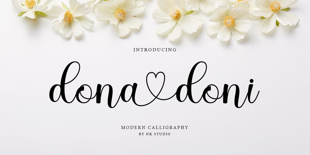 Dona Doni Script font