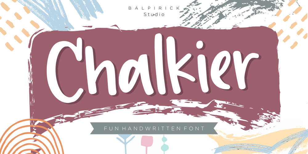 Chalkier font