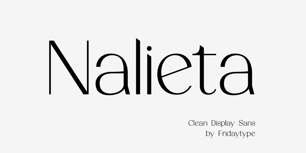 Nalieta font