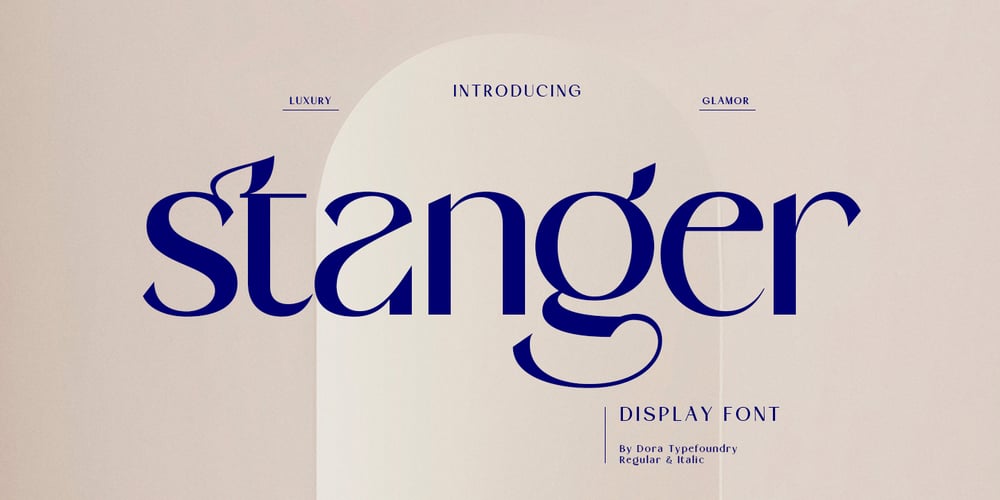 Stanger font