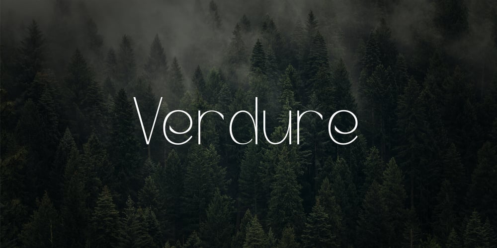 Verdure font