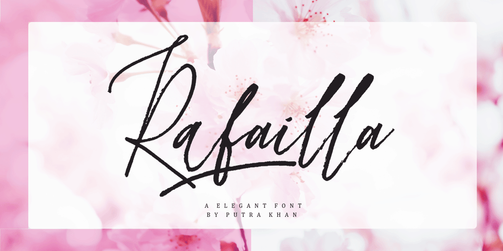 Rafailla Brush Script font