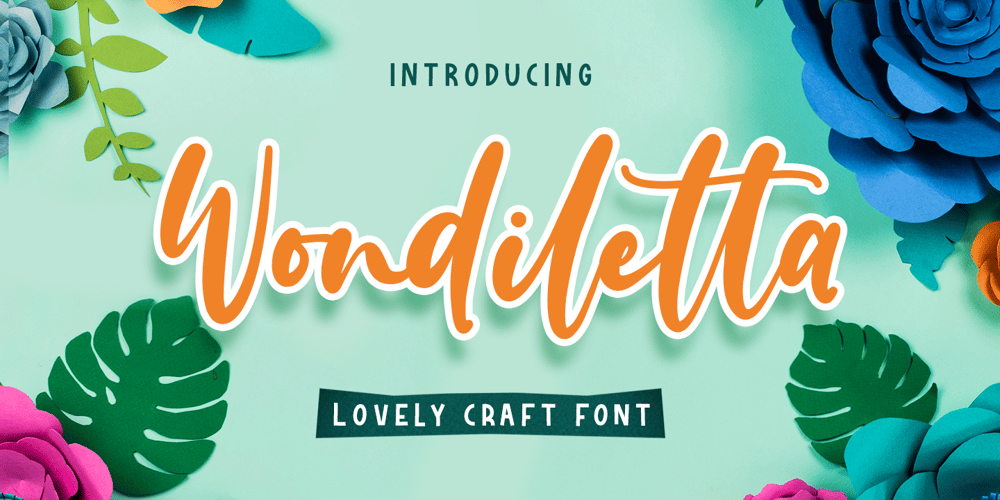 Wondiletta font