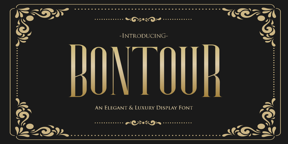Bontour font