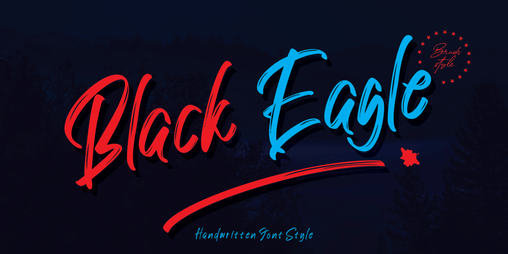 Black Eagle font