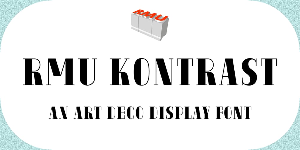 RMU Kontrast font