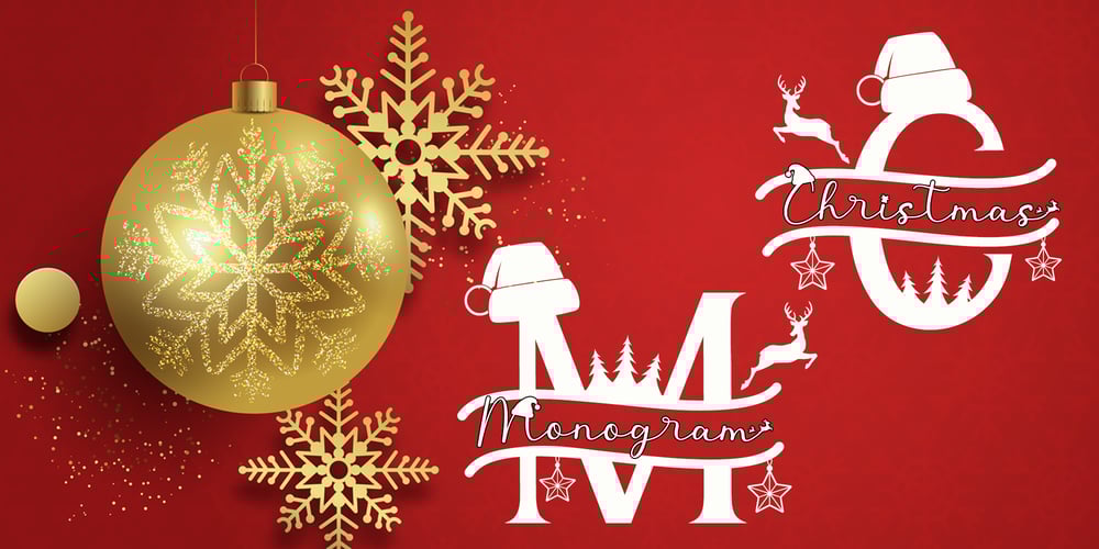 Cute Christmas Monogram font