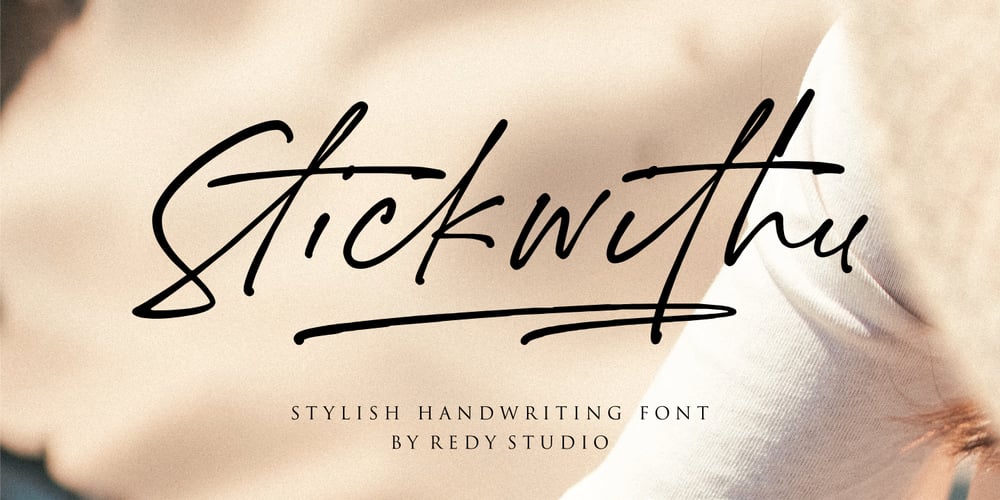 Stickwithu font