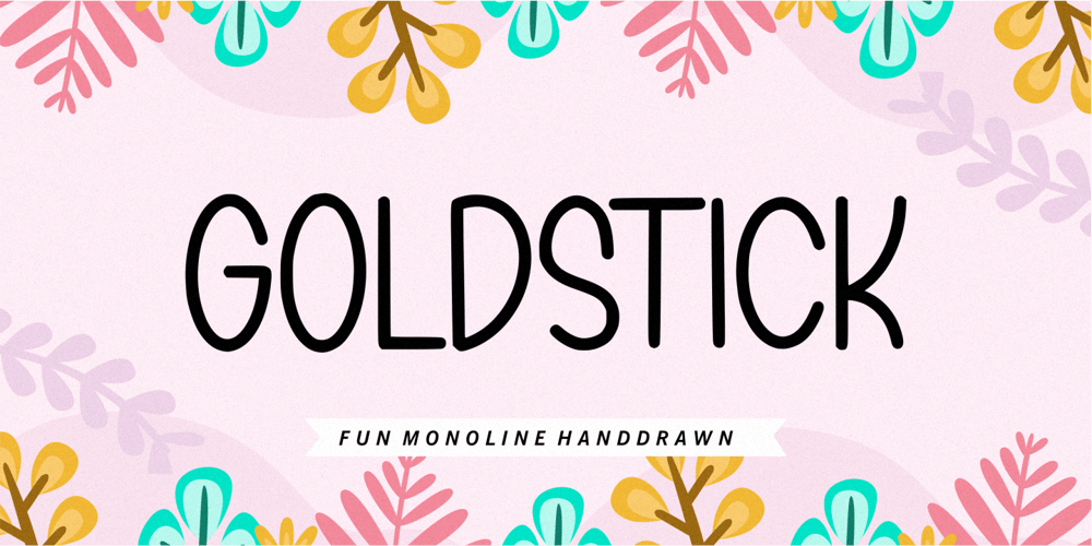 Goldstick font