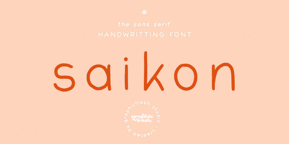 Saikon font