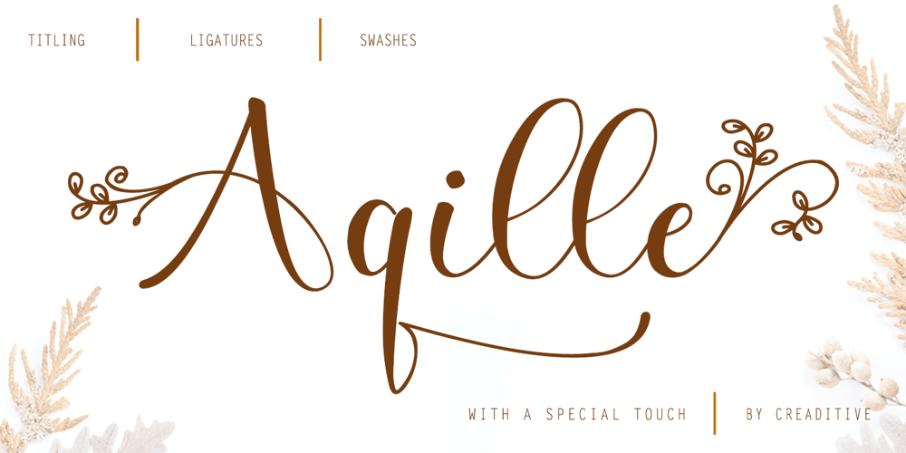 Aqille font
