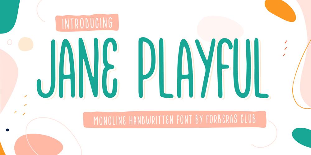 Jane Playful font