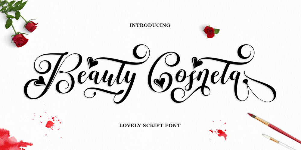 Beauty Cosneta font