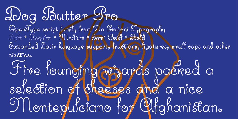 Dog Butter Pro font