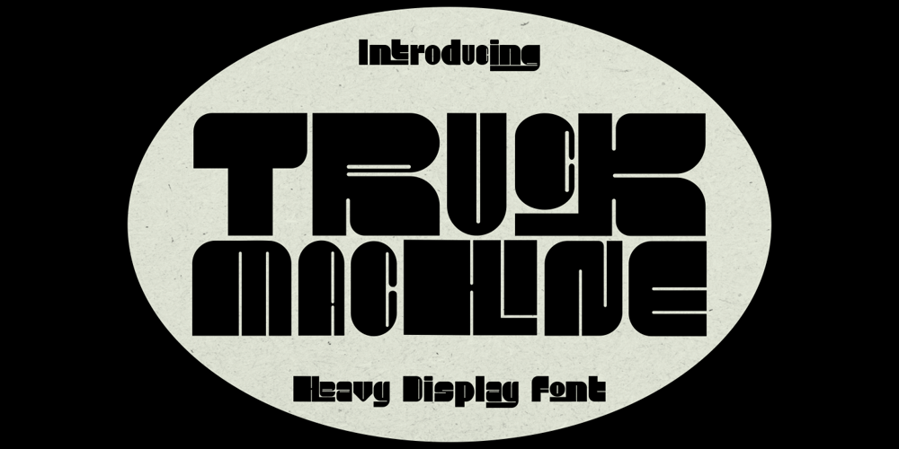 Truck Machine font