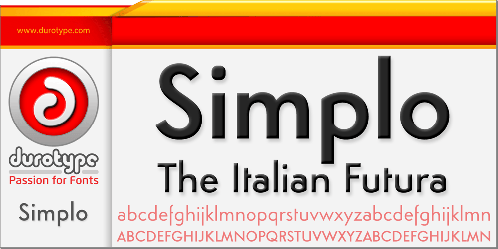 Simplo font