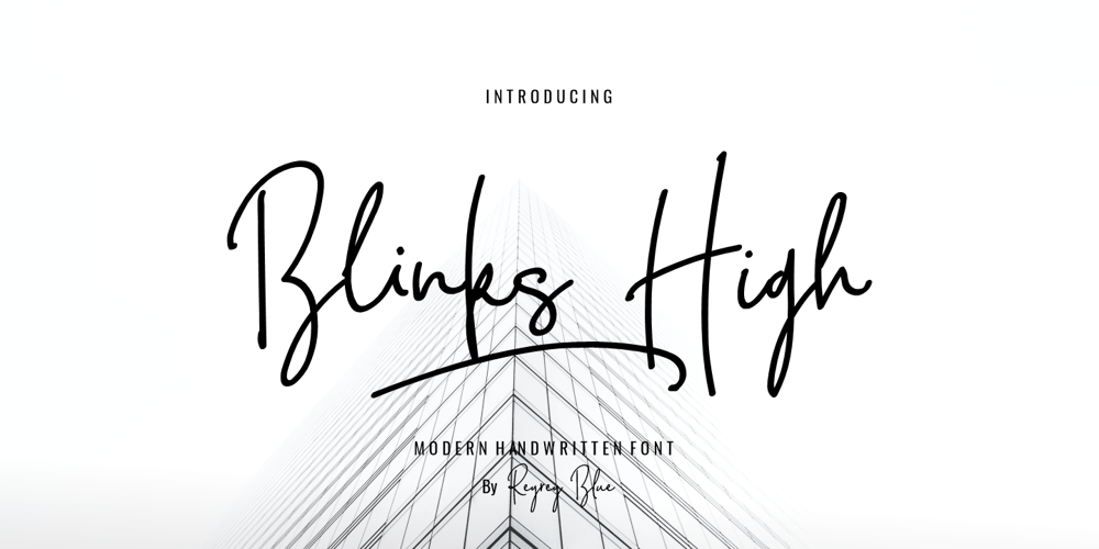 Blinks High font