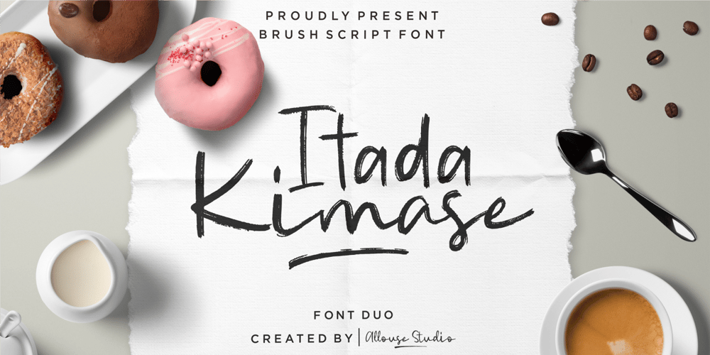 Itadakimase font