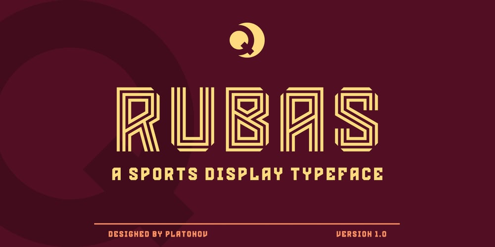 Rubas font