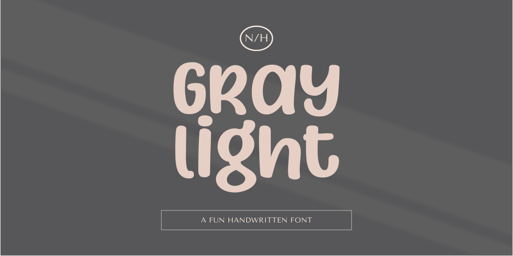 Gray Light font