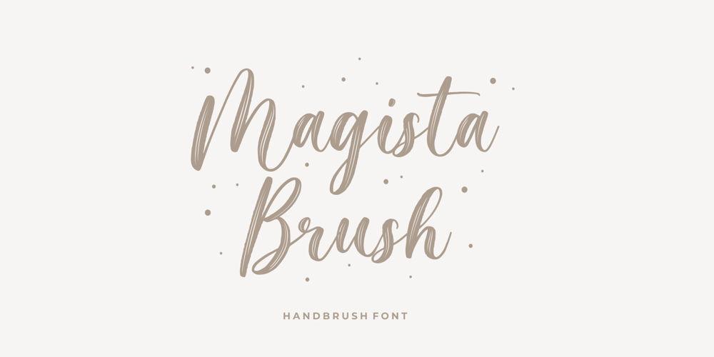Magista Brush font