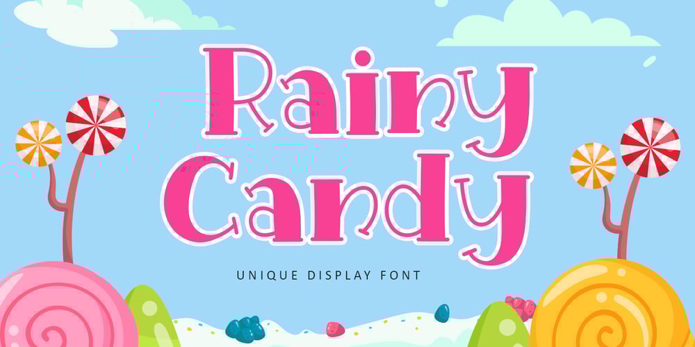 Rainy Candy font
