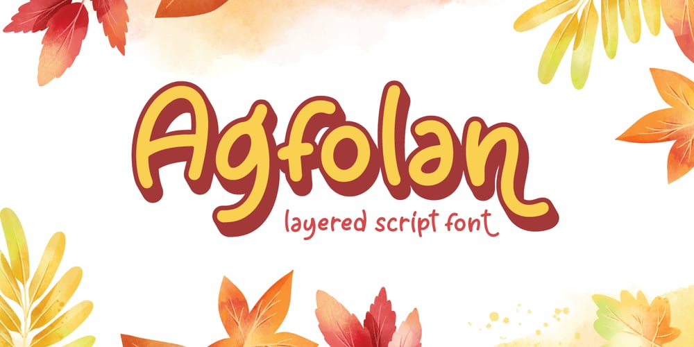 Agfolan font