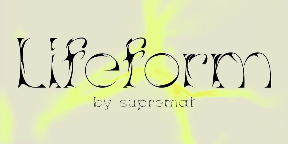 Lifeform font