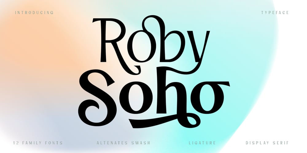 Roby Soho font