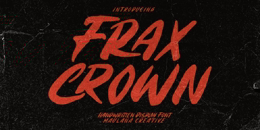 Fraxcrown font