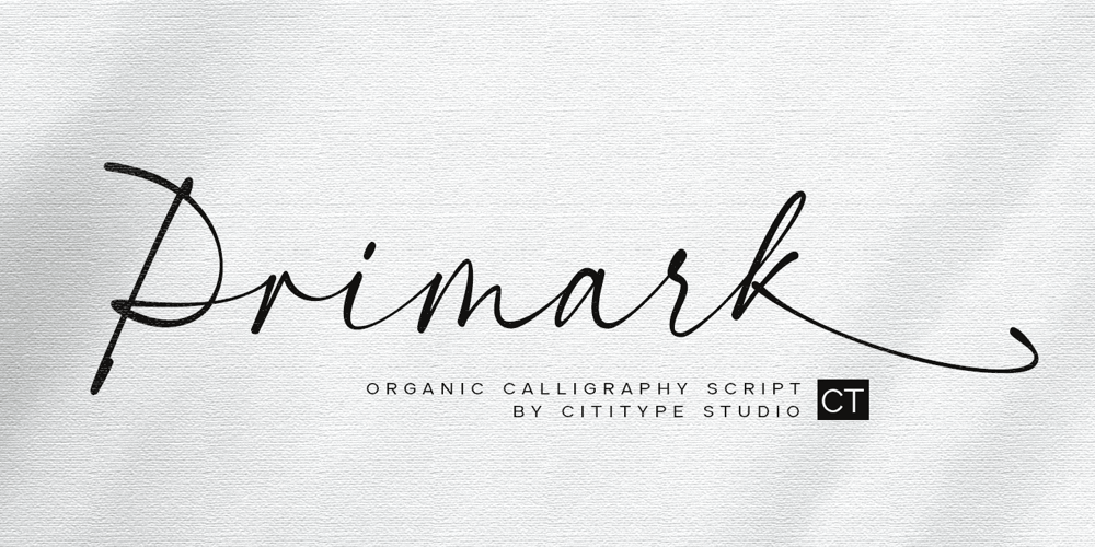 Primark font