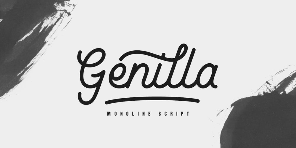Genilla font