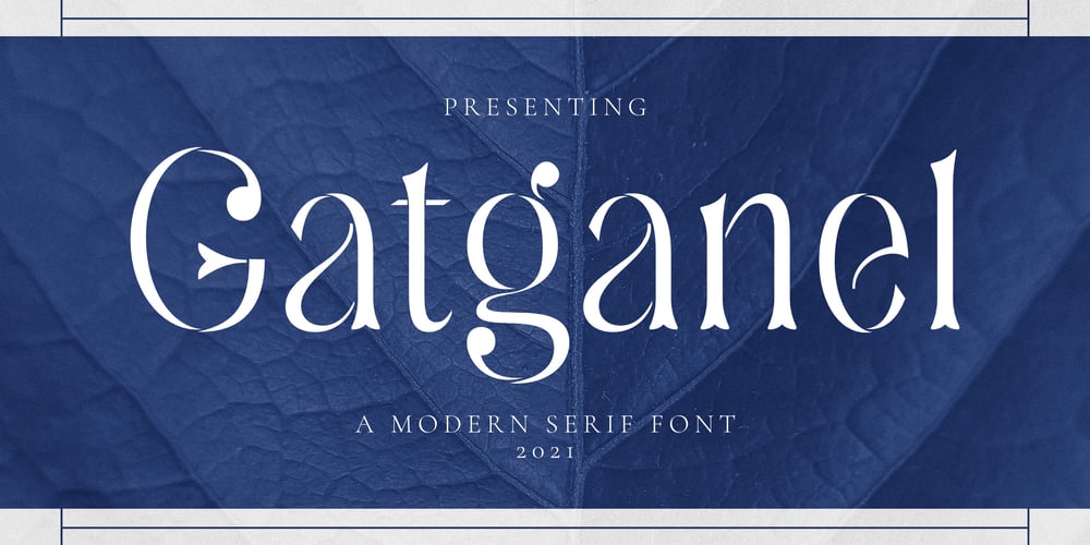 Gatganel font