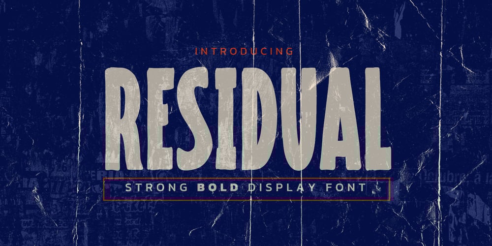 Residual font