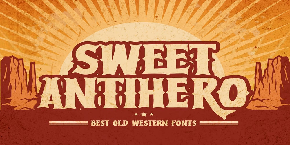 Sweet Antihero font