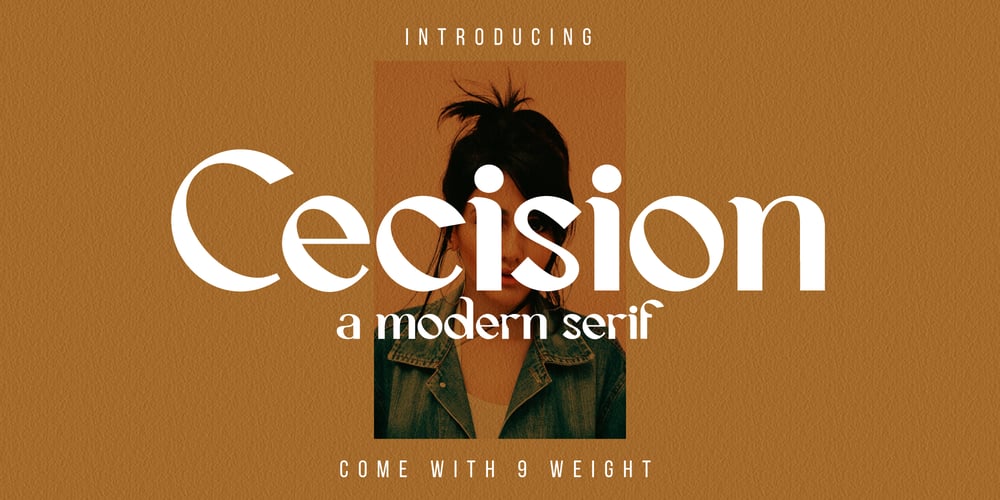 Cecision font