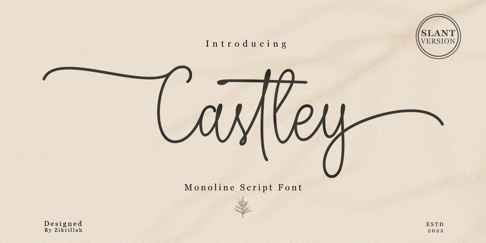 Castley font