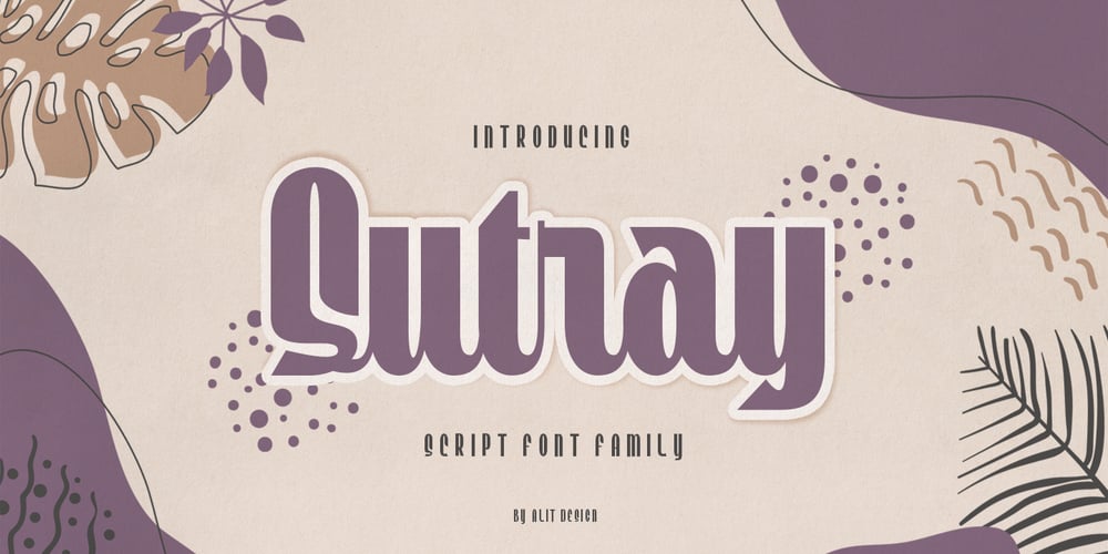 Sutray font
