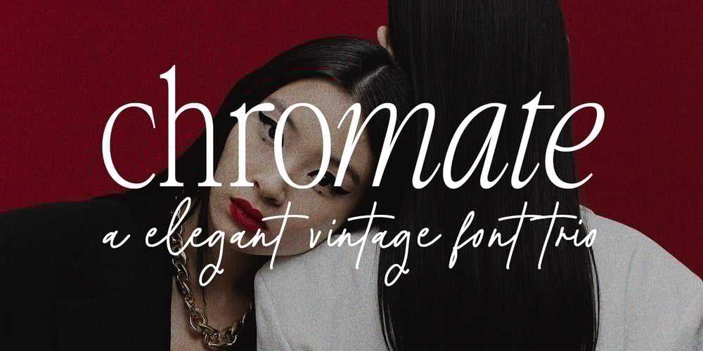 Chromate font