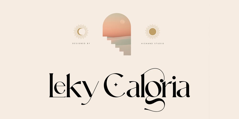 Leky Calgria font