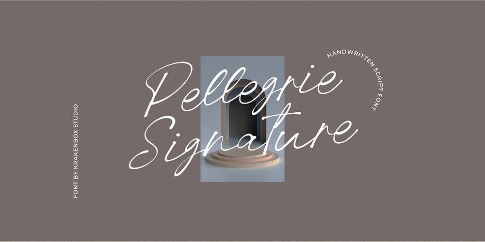 Pellegrie Signature font