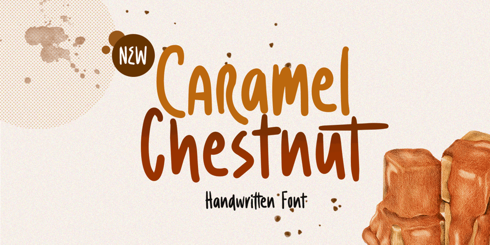 Caramel Chestnut font