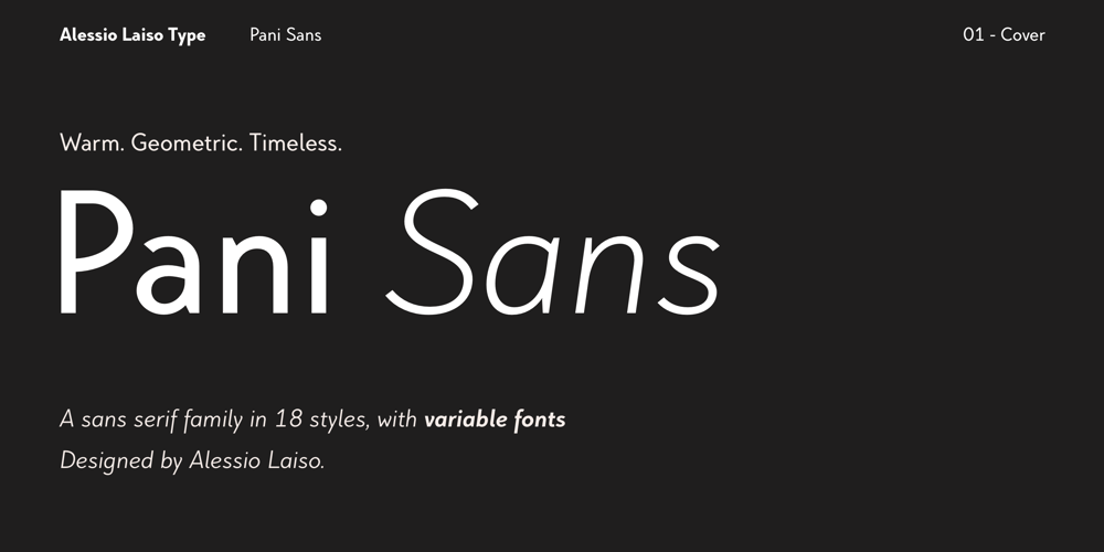 Pani Sans font