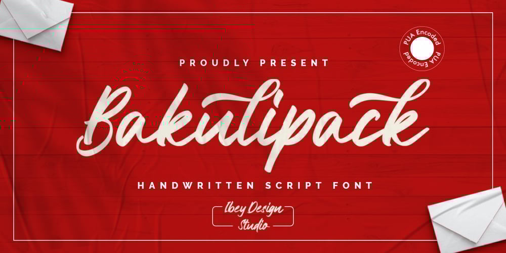 Bakulipack font