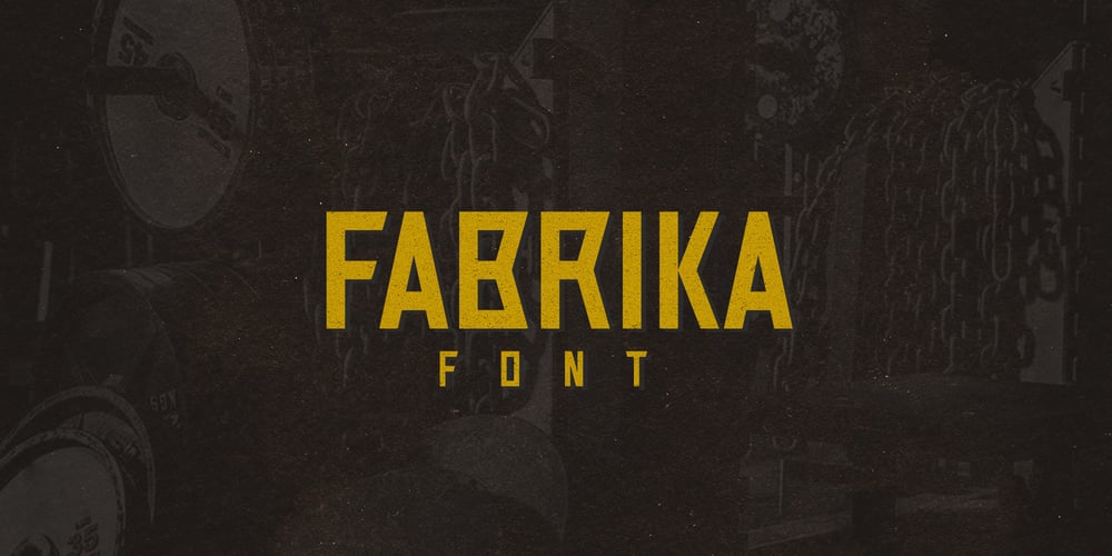 TD Fabrika font