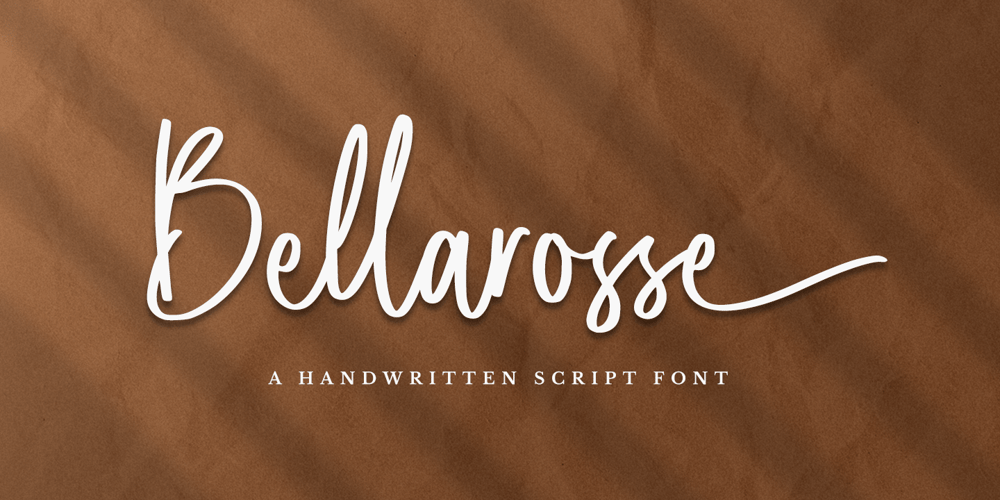 Bellarosse font
