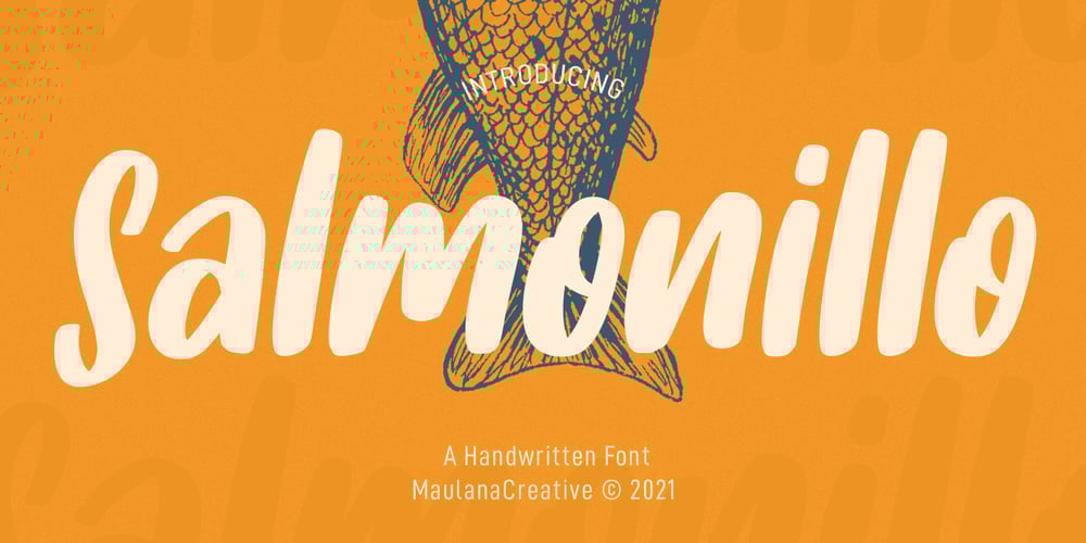 Salmonillo font