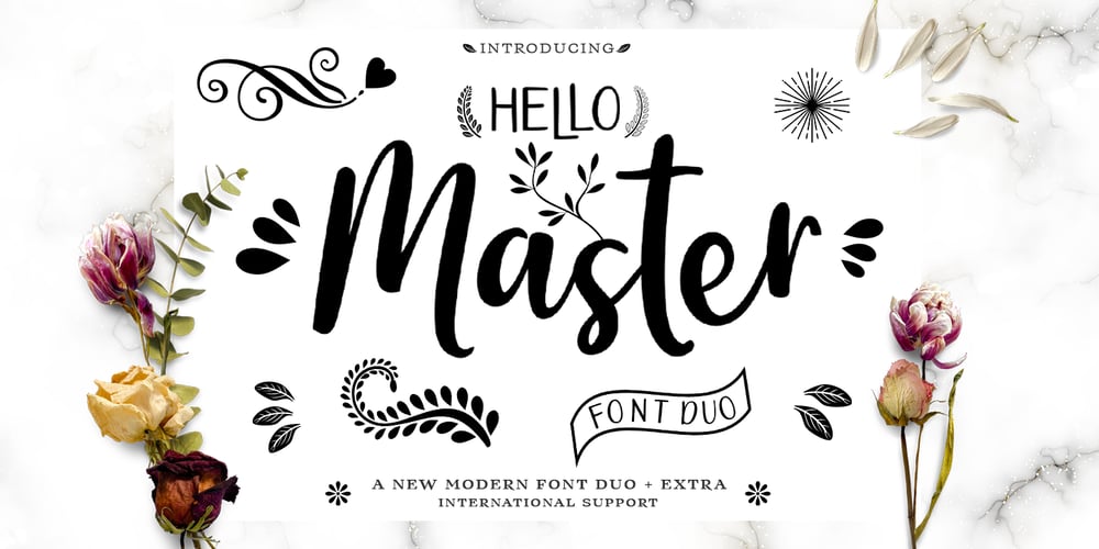 Hello Master font