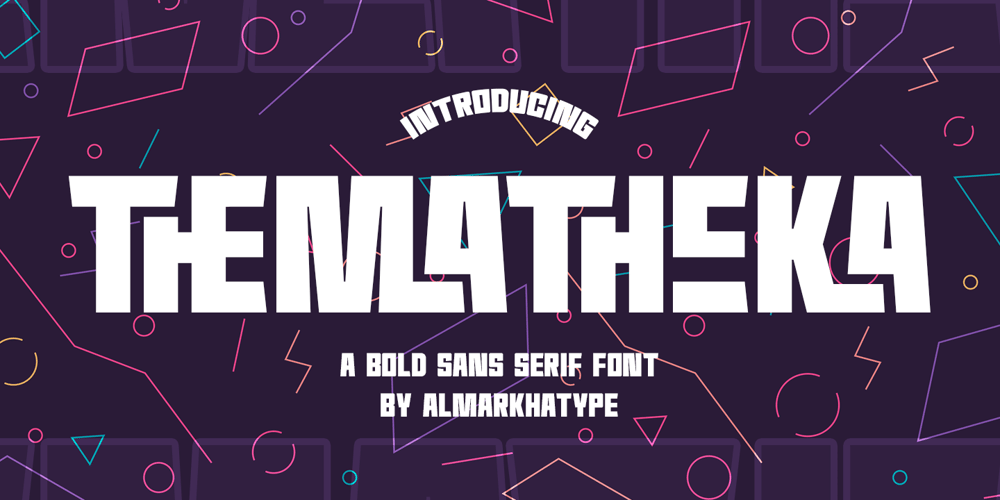 Thematheka font