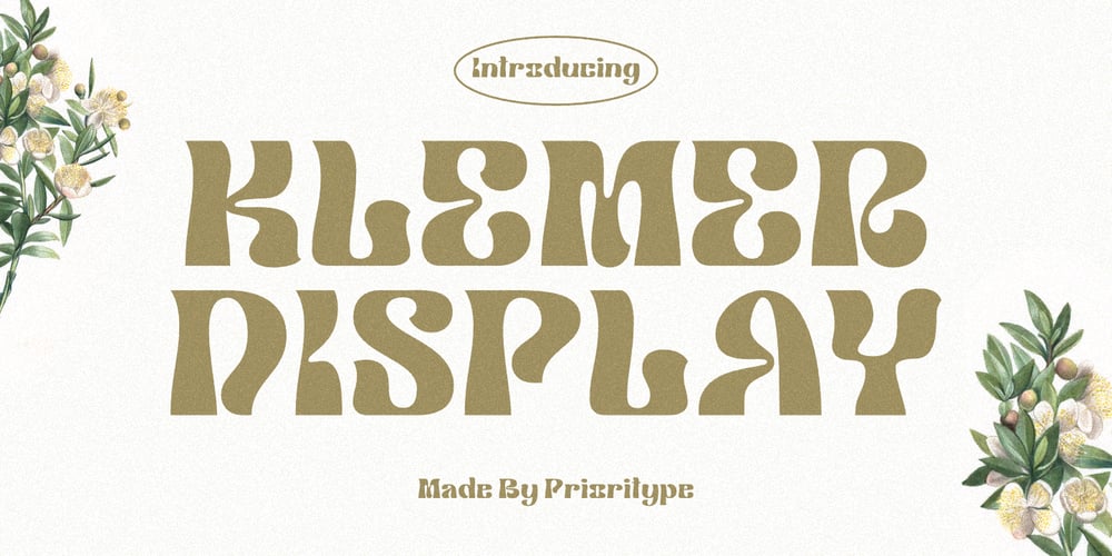 Klemer Display font
